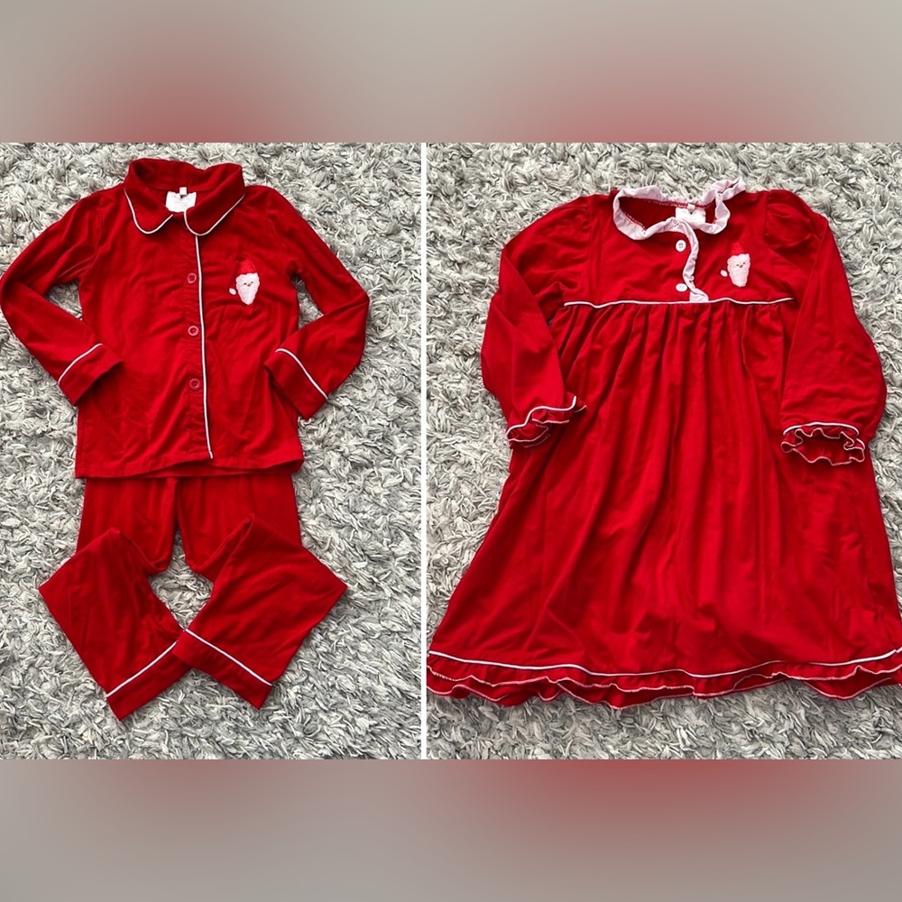 Sibling christmas pajamas!